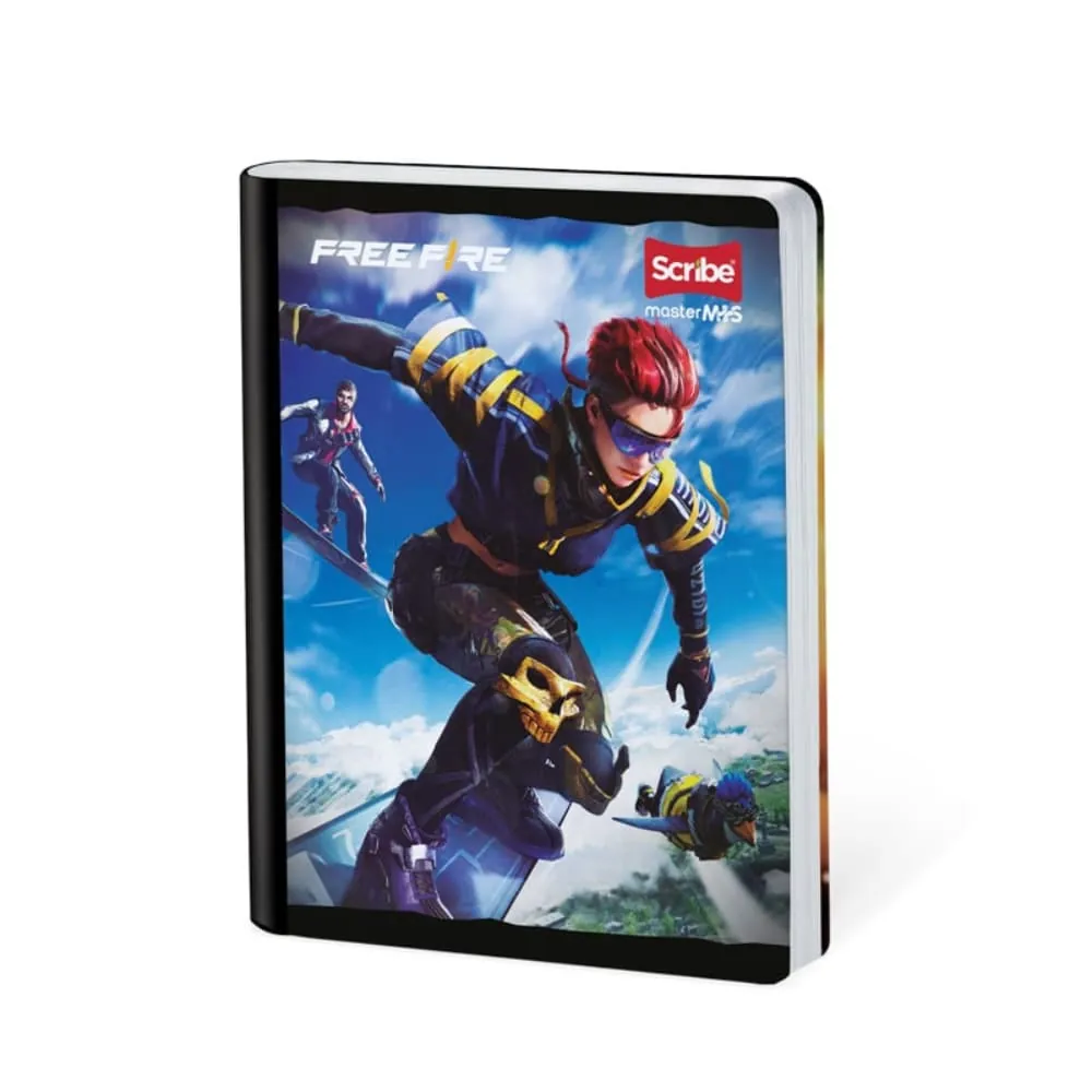 Cuaderno Cosido Freefire 100 Hojas Ferrocarril Surtido
