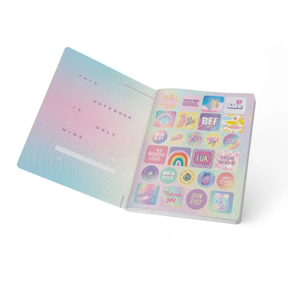Cuaderno Cosido Incolors 100 Hojas Cuadriculado Surtido