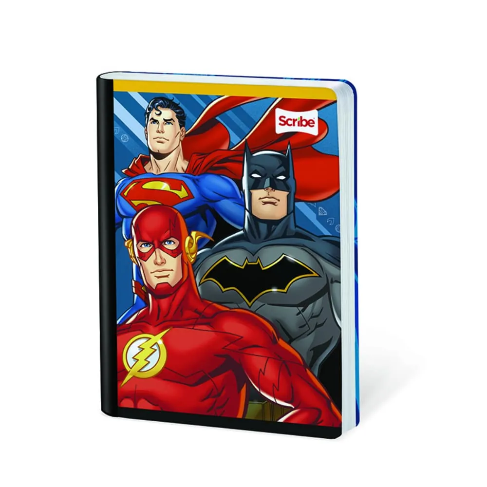 Cuaderno Cosido Justice League 100 Hojas Cuadriculado Surtido