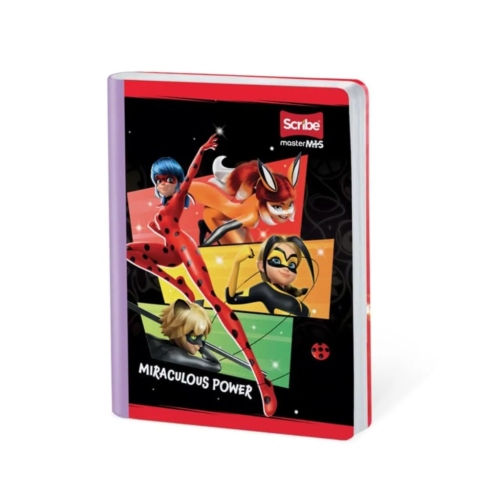Cuaderno Cosido Ladybug 100 Hojas Cuadriculado Surtido