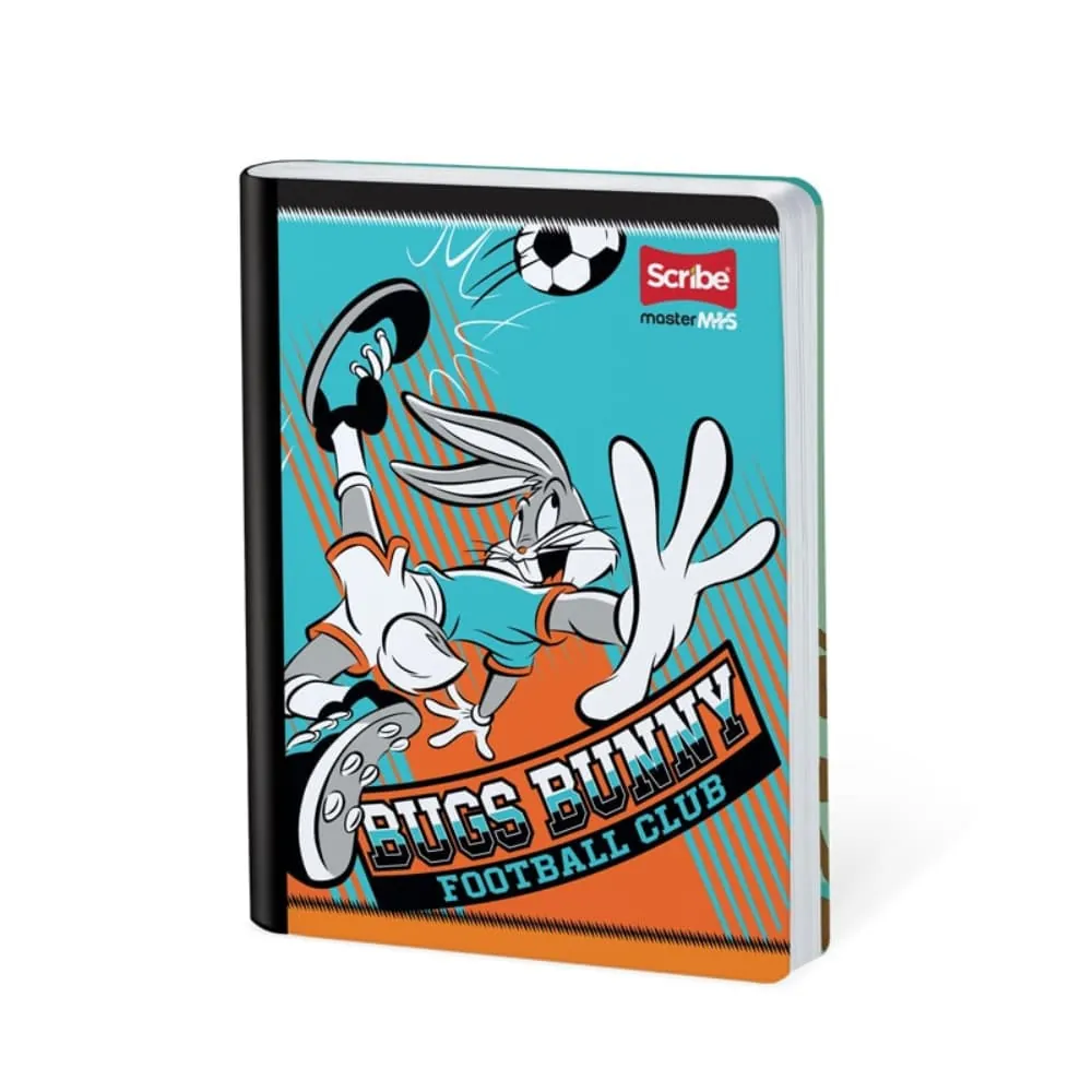 Cuaderno Cosido Looney Tunes 50 Hojas Cuadricualdo Surtido