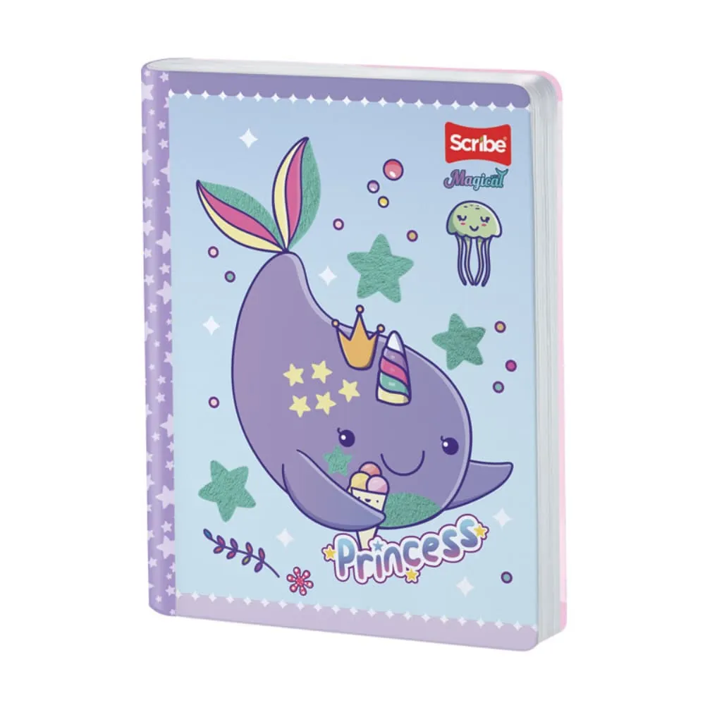 Cuaderno Cosido Magical 100 Hojas Cuadriculado Surtido