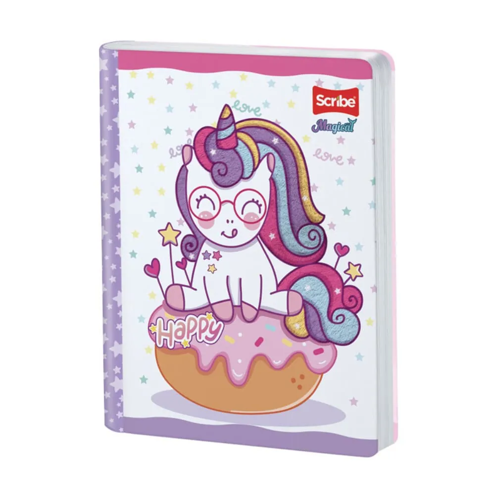 Cuaderno Cosido Magical 100 Hojas Cuadriculado Surtido