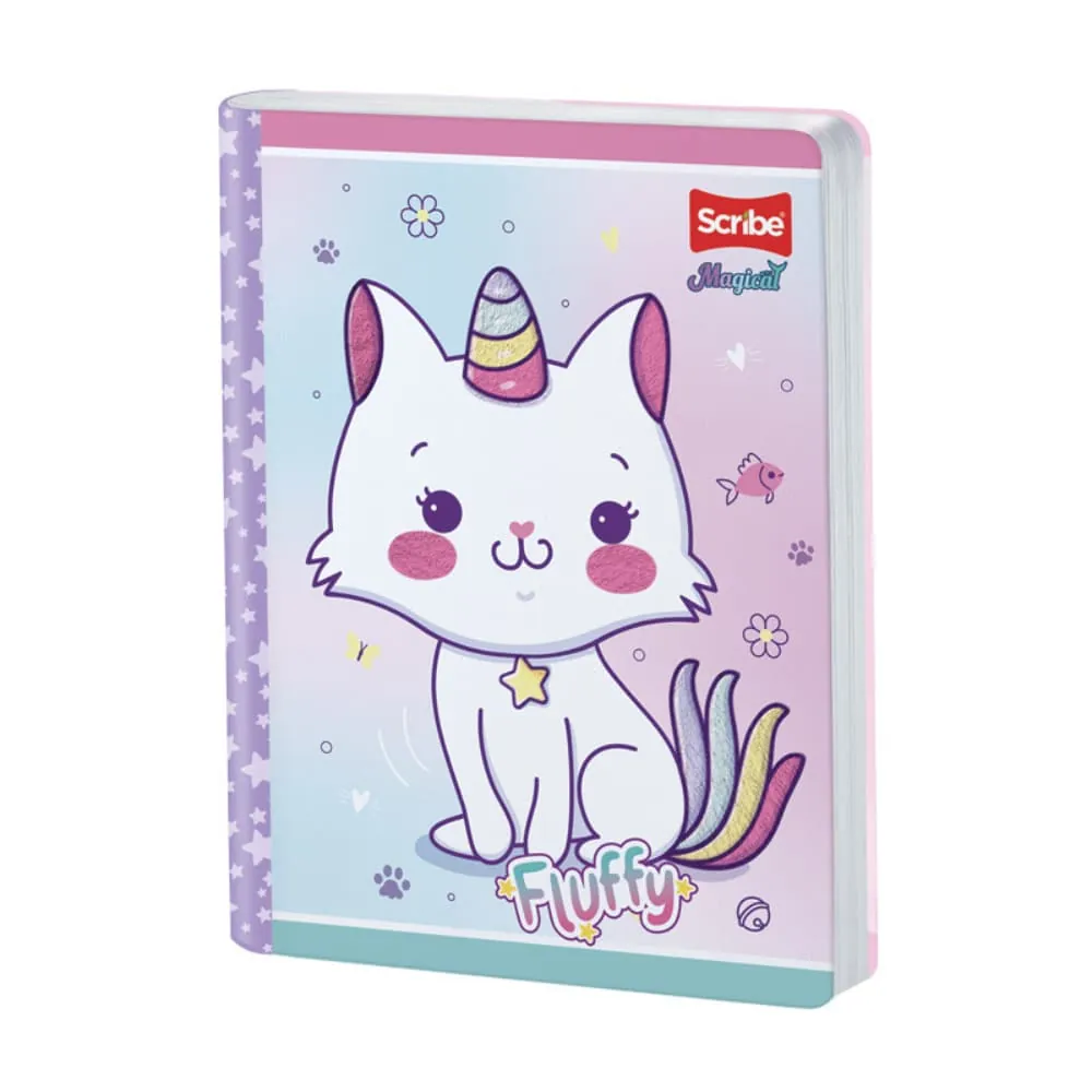 Cuaderno Cosido Magical 100 Hojas Cuadriculado Surtido