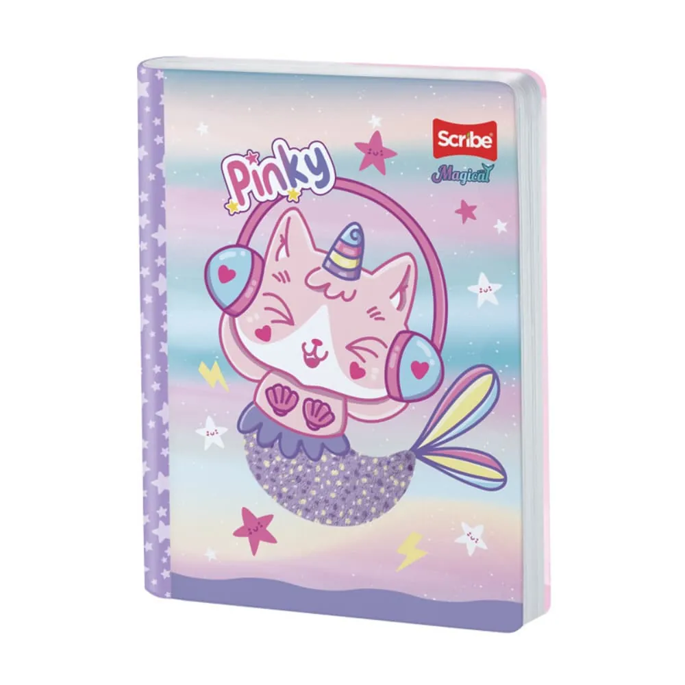 Cuaderno Cosido Magical 100 Hojas Cuadriculado Surtido