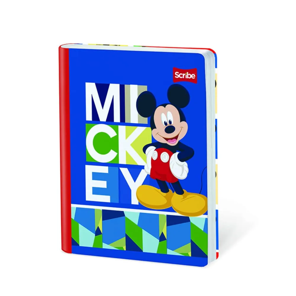 Cuaderno Cosido Mickey 100 Hojas Cuadriculado Surtido
