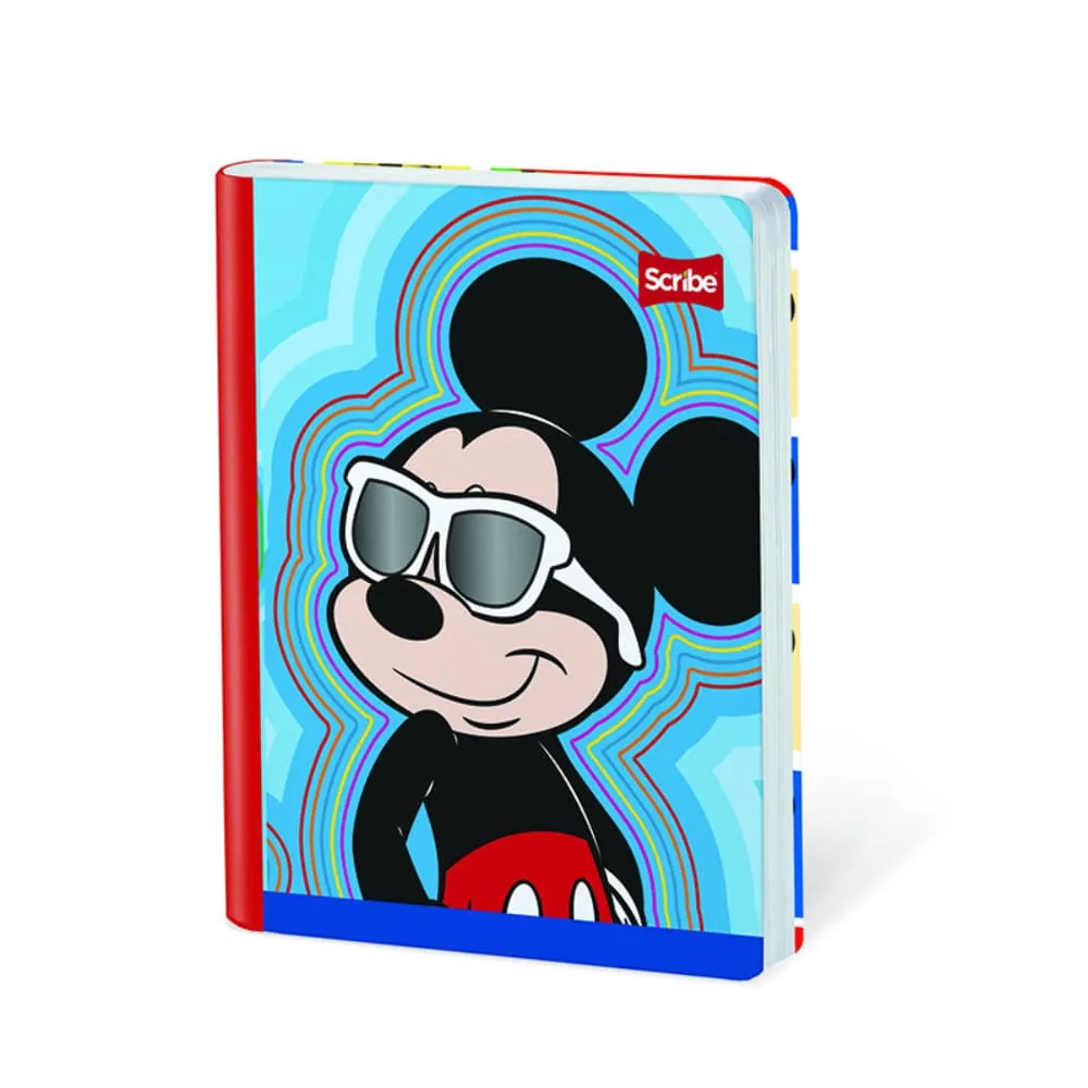 Cuaderno Cosido Mickey 100 Hojas Cuadriculado Surtido
