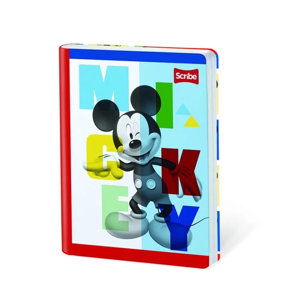 Cuaderno Cosido Mickey 100 Hojas Cuadriculado Surtido