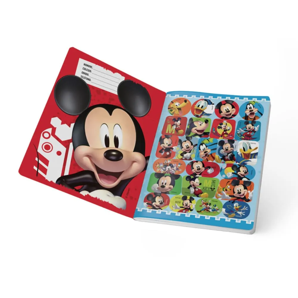 Cuaderno Cosido Mickey 100 Hojas Surtido