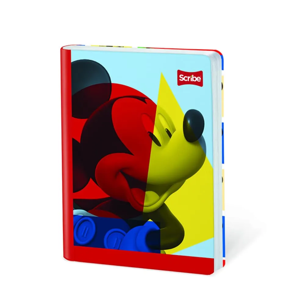 Cuaderno Cosido Mickey 50 Hojas Cuadriculado Surtido