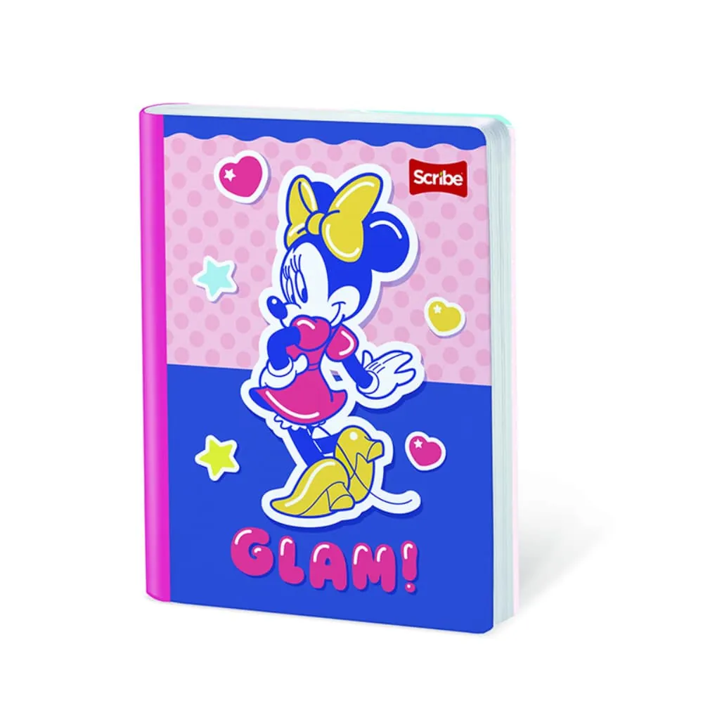 Cuaderno Cosido Minnie 100 Hojas Cuadriculado Surtido