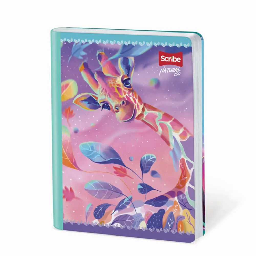 Cuaderno Cosido Natural Zoo 50 Hojas Cuadriculado Surtido