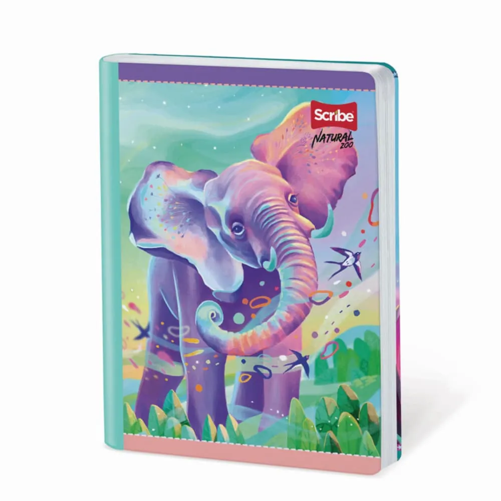 Cuaderno Cosido Natural Zoo 50 Hojas Cuadriculado Surtido