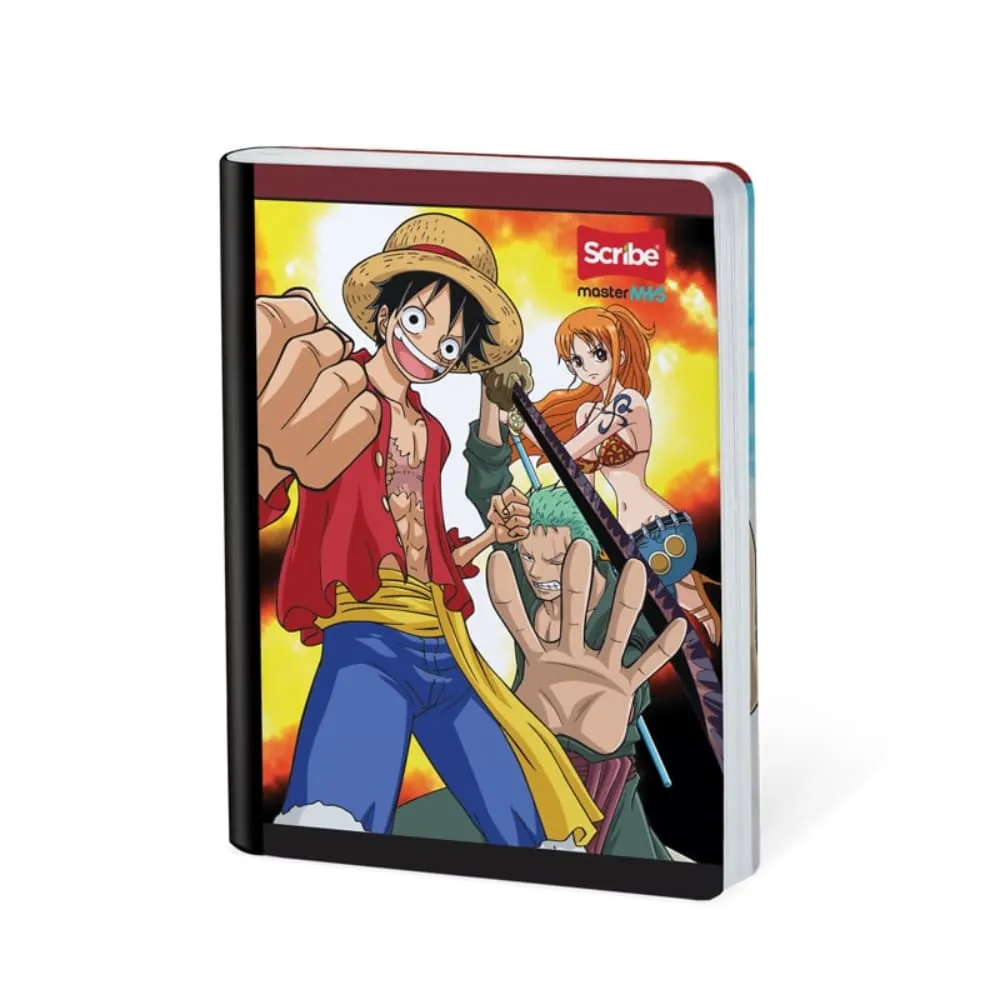 Cuaderno Cosido One Piece 50 Hojas Cuadriculado Surtido