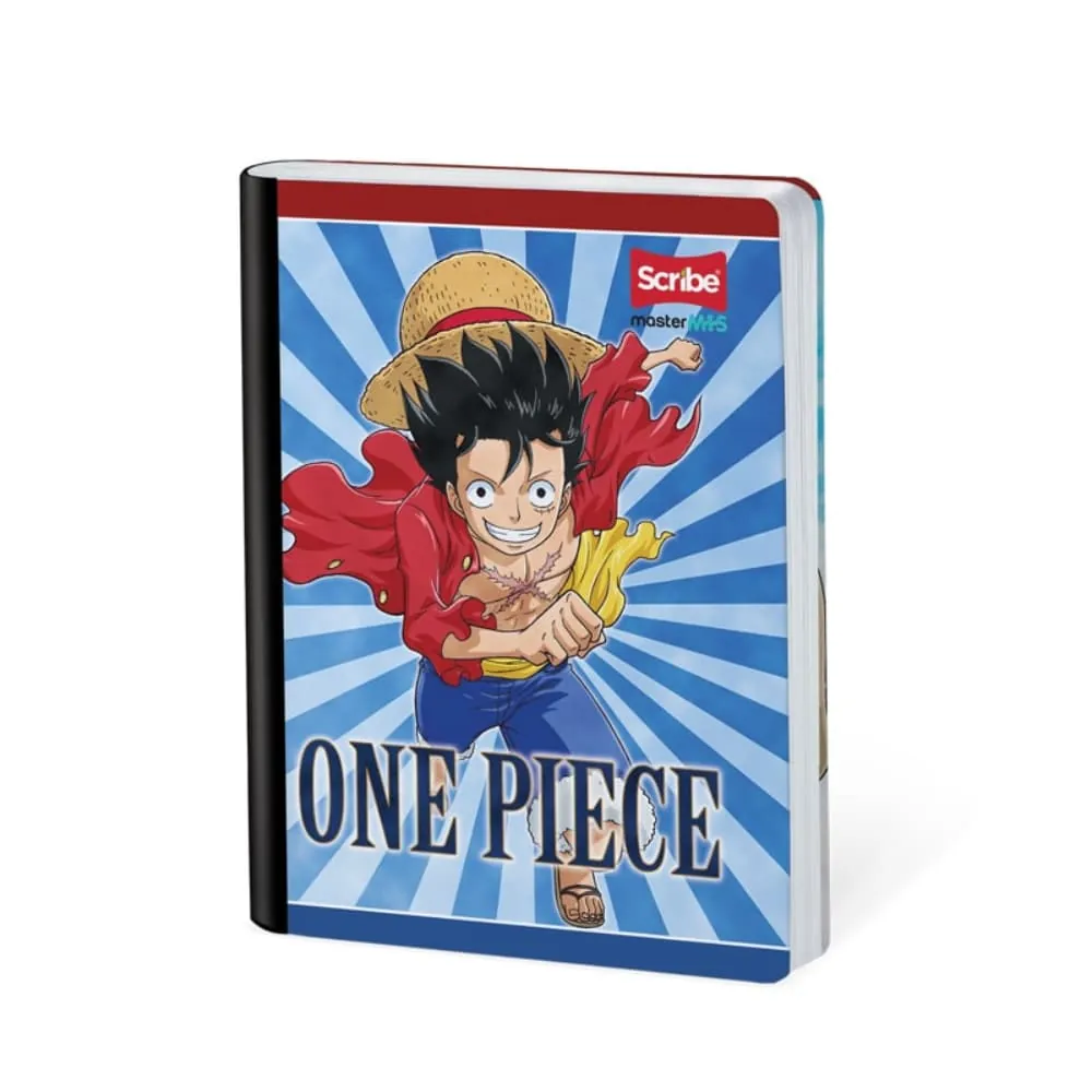 Cuaderno Cosido One Piece 50 Hojas Cuadriculado Surtido