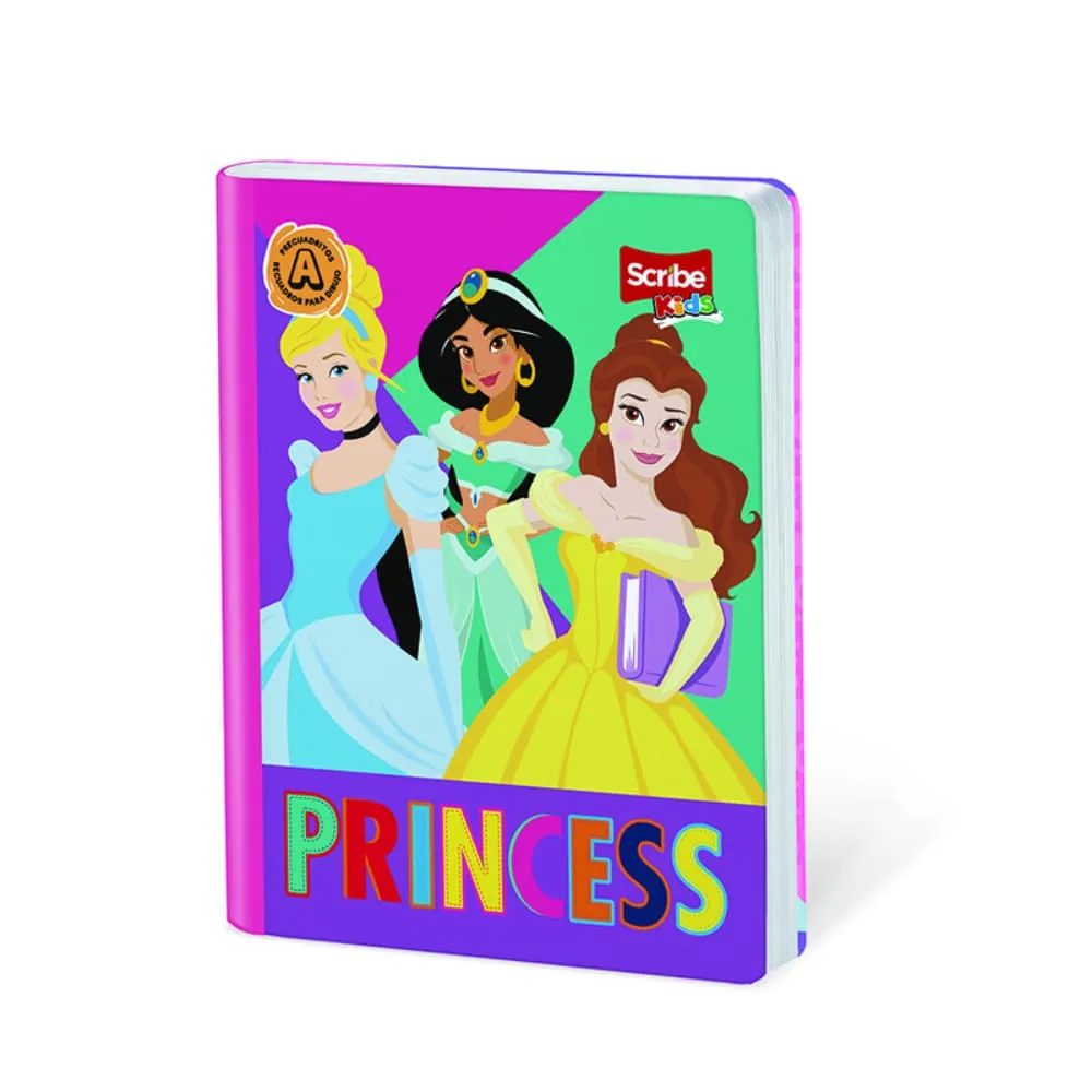 Cuaderno Cosido Princesas 100 Hojas Surtido