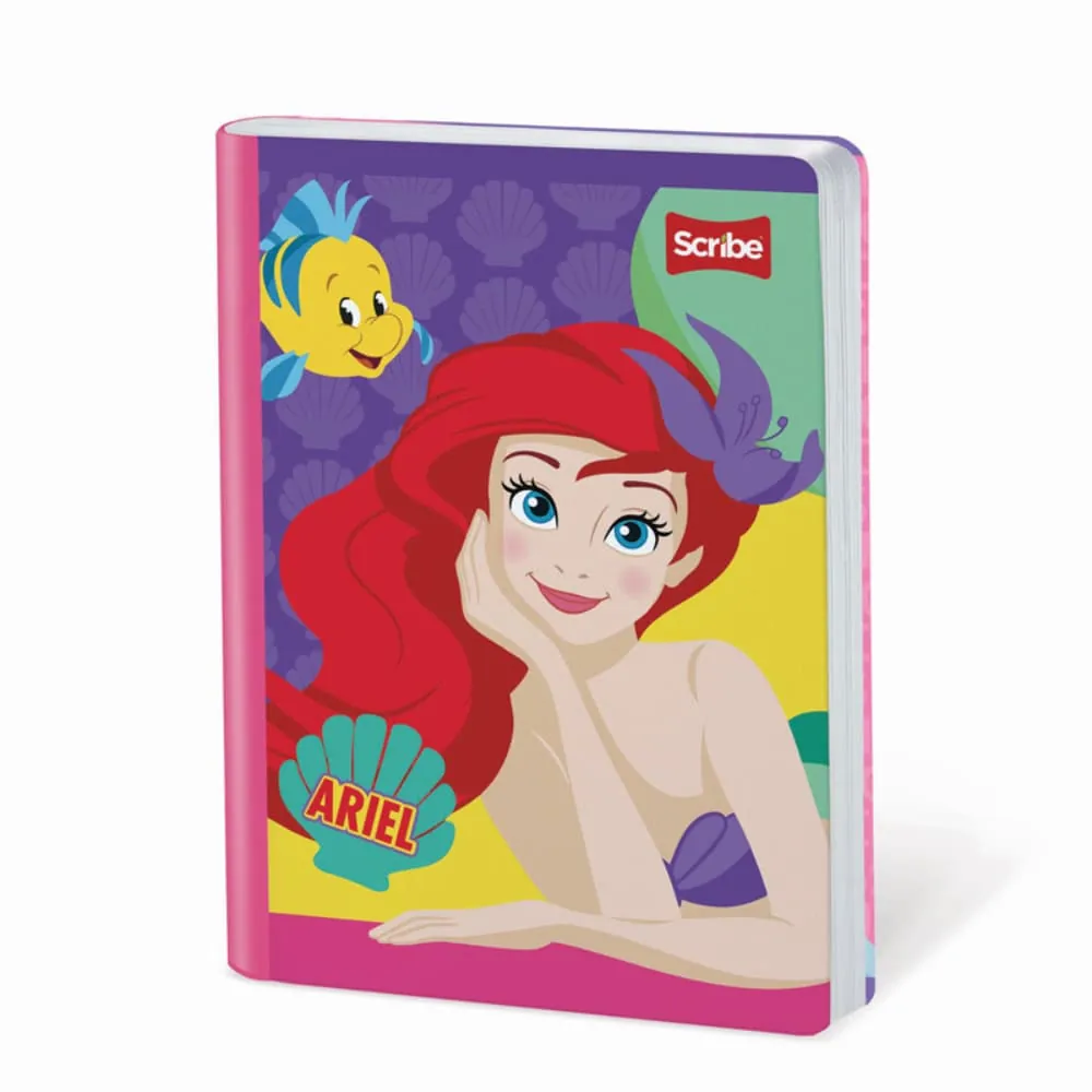 Cuaderno Cosido Princesas 50 Hojas Cuadriculado Surtido