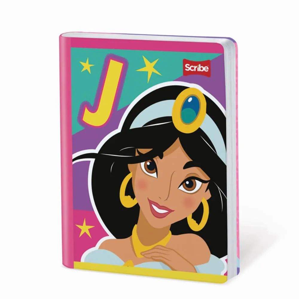 Cuaderno Cosido Princesas 50 Hojas Cuadriculado Surtido