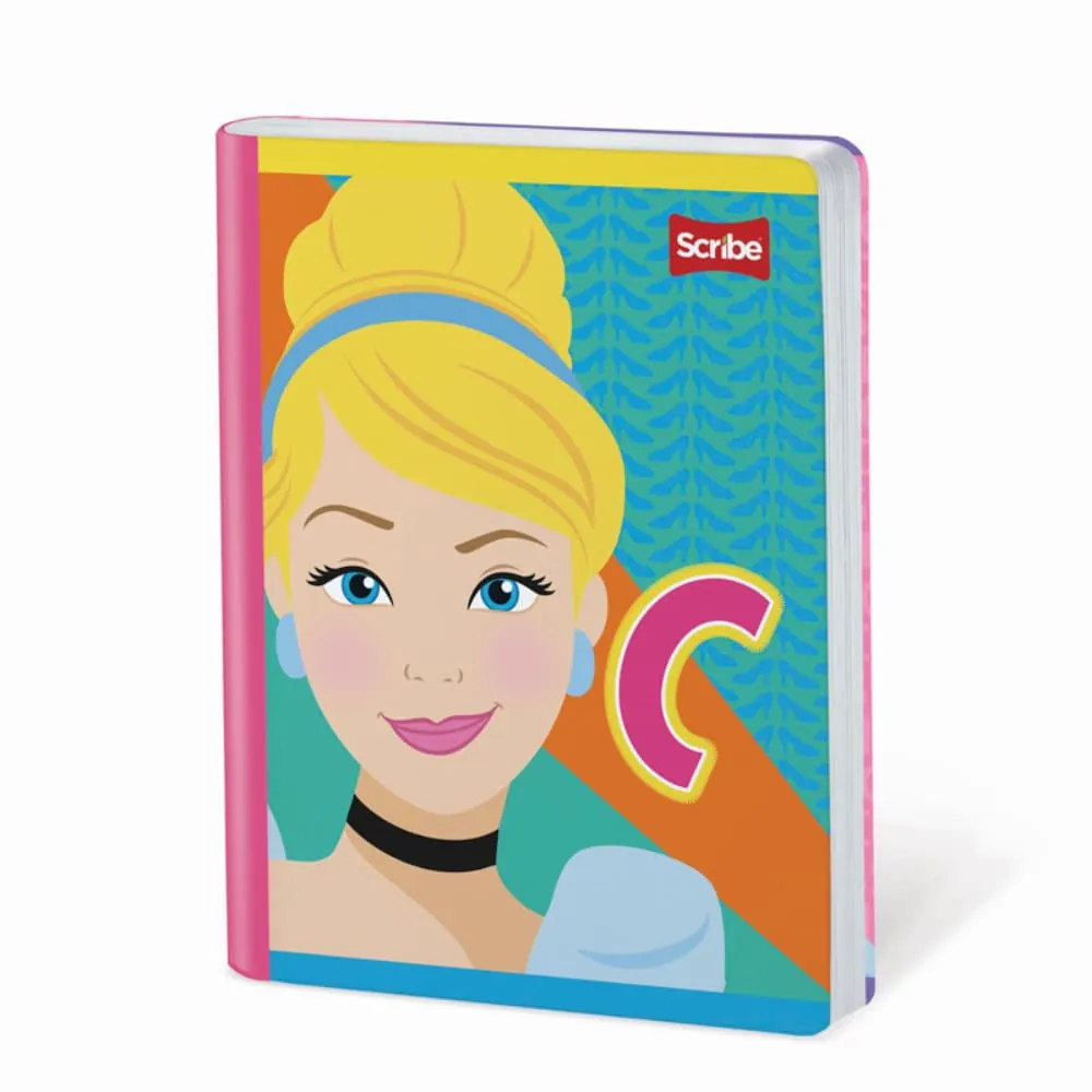 Cuaderno Cosido Princesas 50 Hojas Cuadriculado Surtido