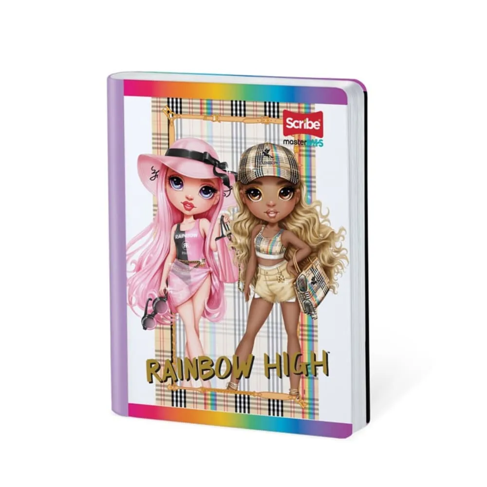 Cuaderno Cosido Rainbow 100 Hojas Ferrocarril Surtido