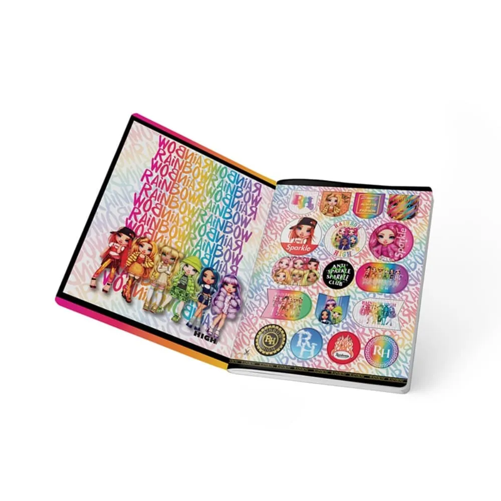 Cuaderno Cosido Rainbow 100 Hojas Ferrocarril Surtido