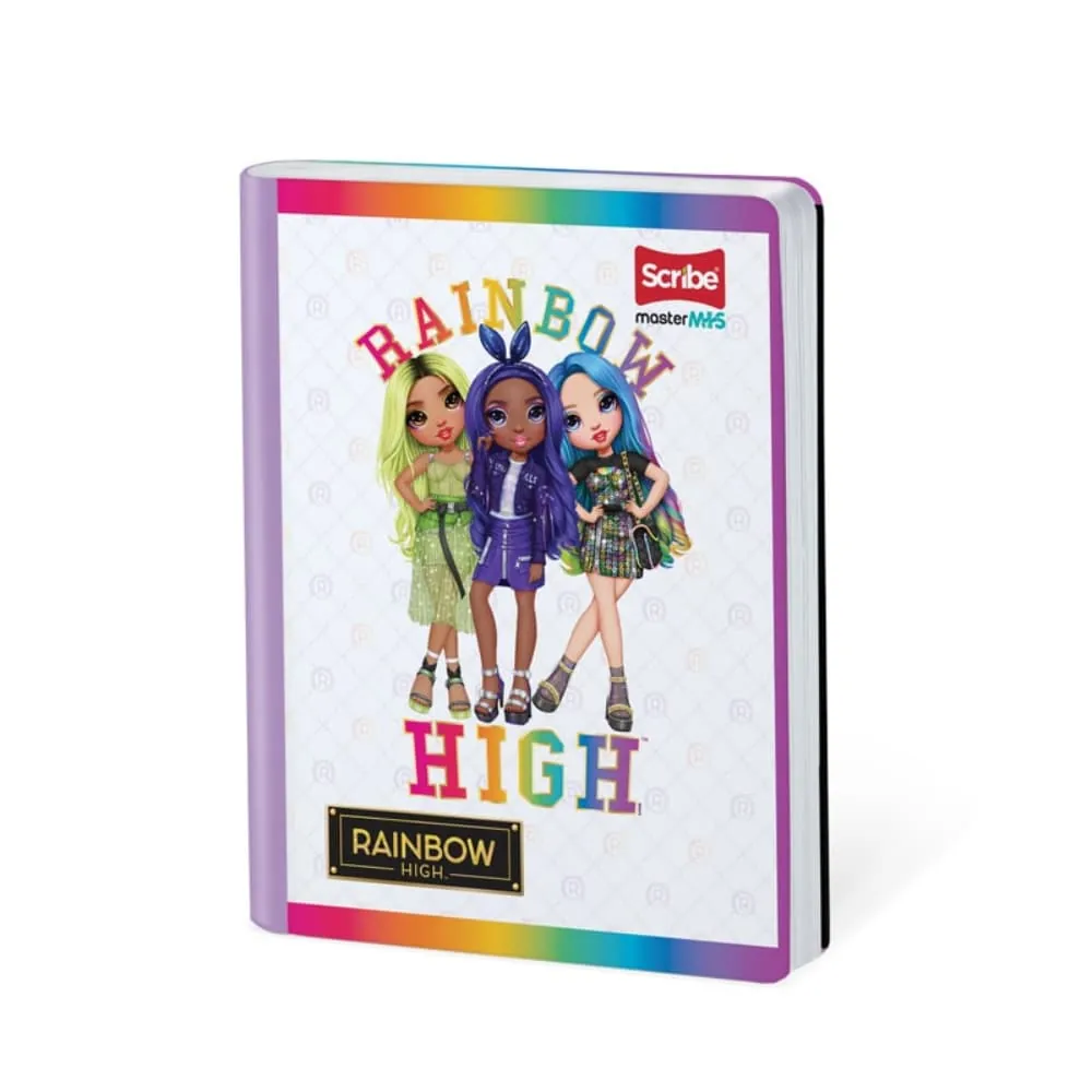 Cuaderno Cosido Rainbow 100 Hojas Ferrocarril Surtido