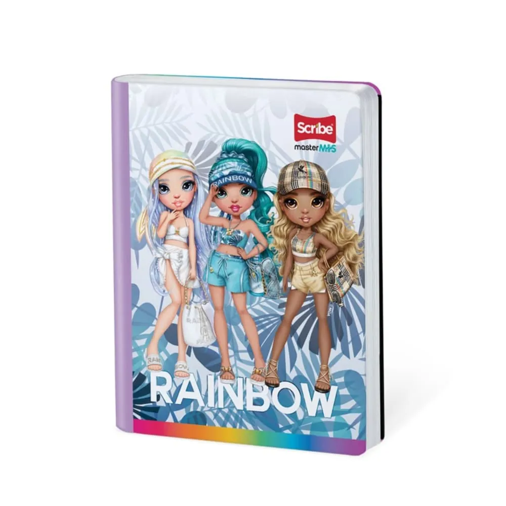 Cuaderno Cosido Rainbow 100 Hojas Ferrocarril Surtido