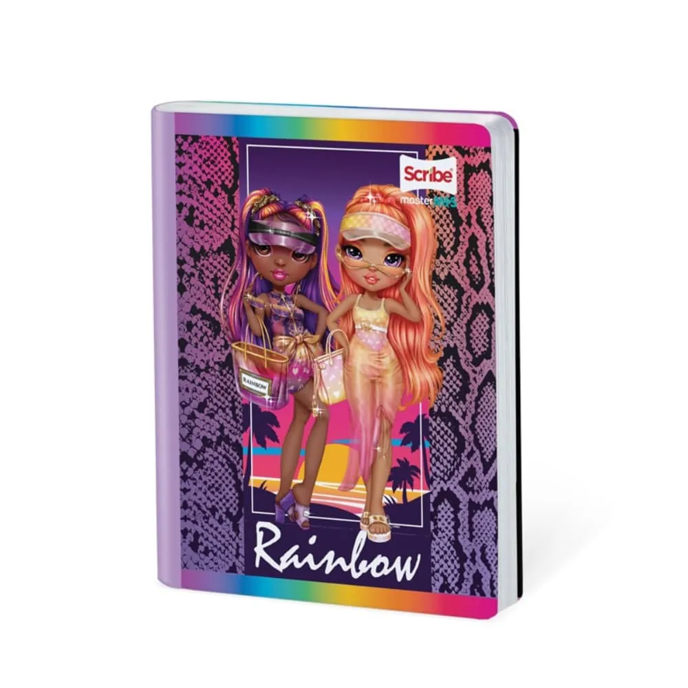 Cuaderno Cosido Rainbow 100 Hojas Ferrocarril Surtido