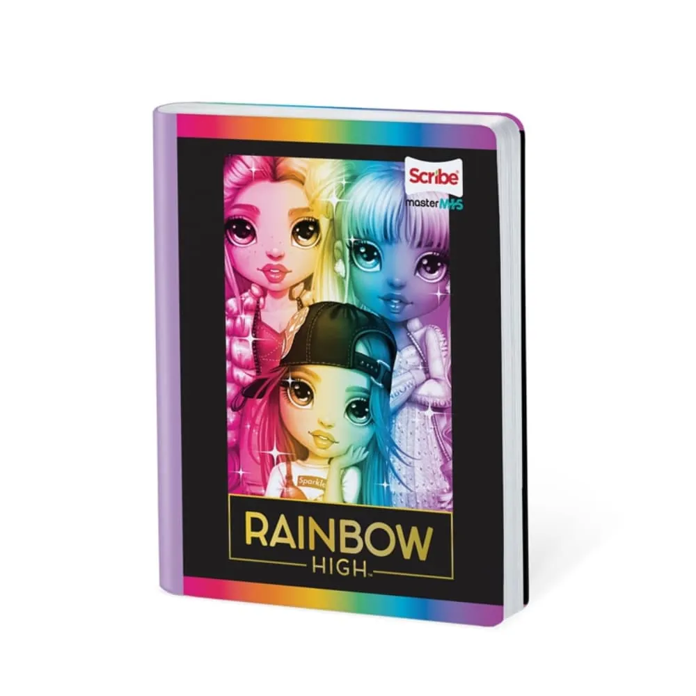 Cuaderno Cosido Rainbow 100 Hojas Ferrocarril Surtido