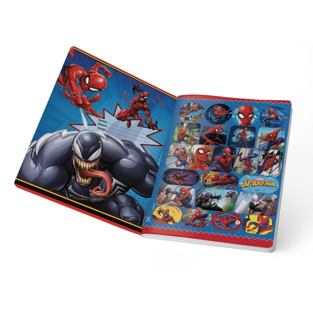 Cuaderno Cosido Spiderman Cubitos Surtido