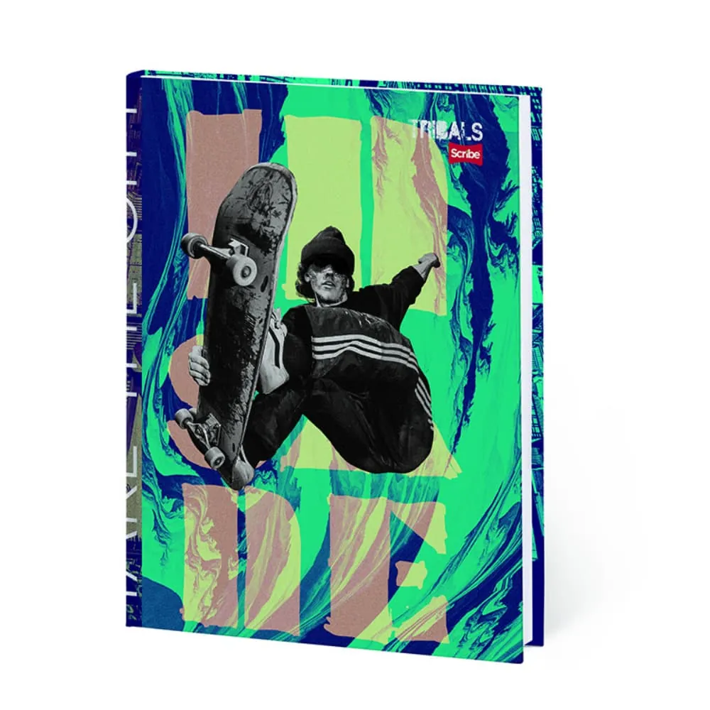 Cuaderno Cosido Tribals 100 Hojas Cuadriculado Surtido