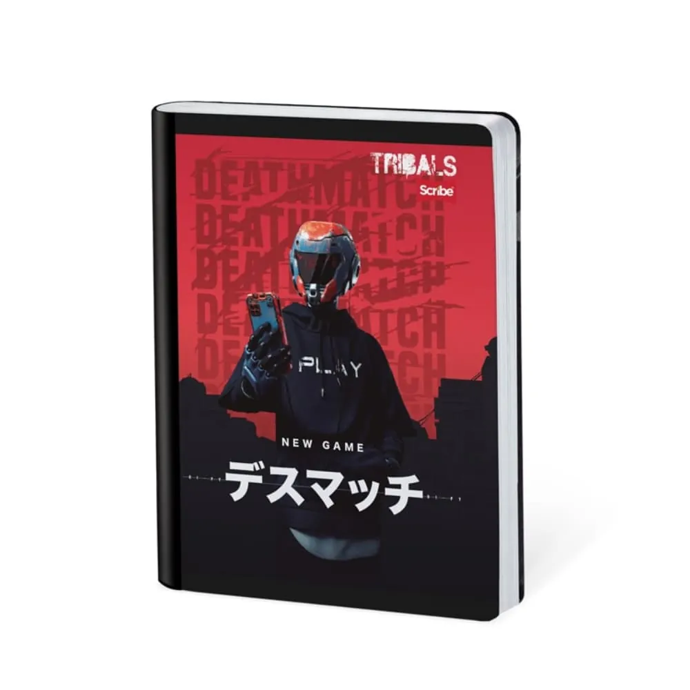 Cuaderno Cosido Tribals 100 Hojas Cuadriculado Surtido