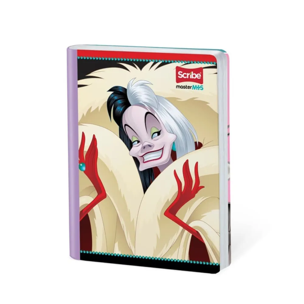 Cuaderno Cosido Villanas 100 Hojas Cuadriculado Surtido