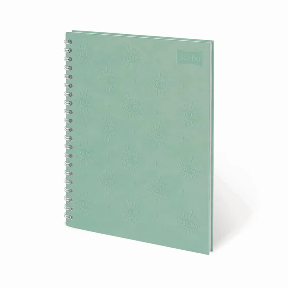 Cuaderno Cuero Fem 80 Hojas Rayado Surtido