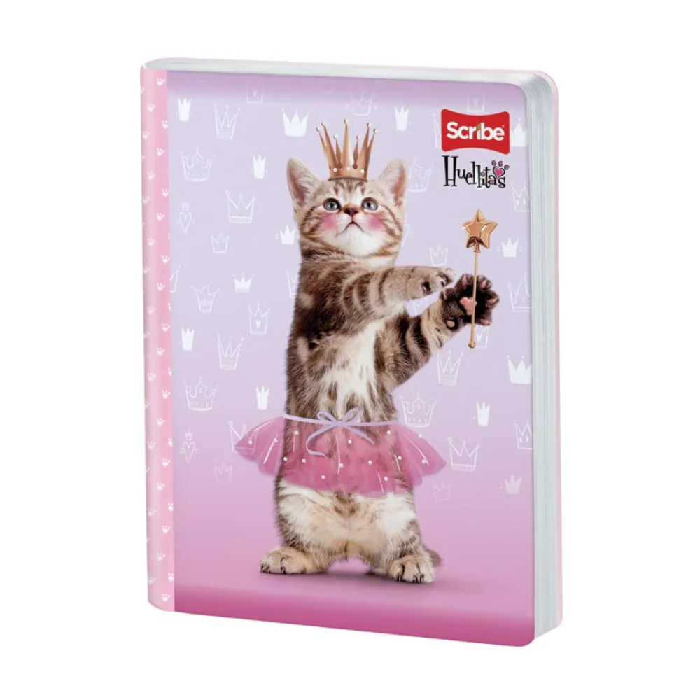 Cuaderno Huellitas 100 Hojas Cosido Rayado Surtido