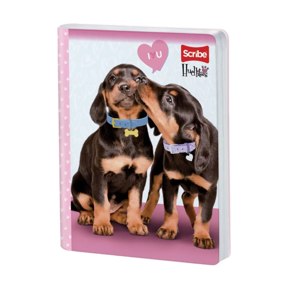 Cuaderno Huellitas 100 Hojas Cosido Rayado Surtido