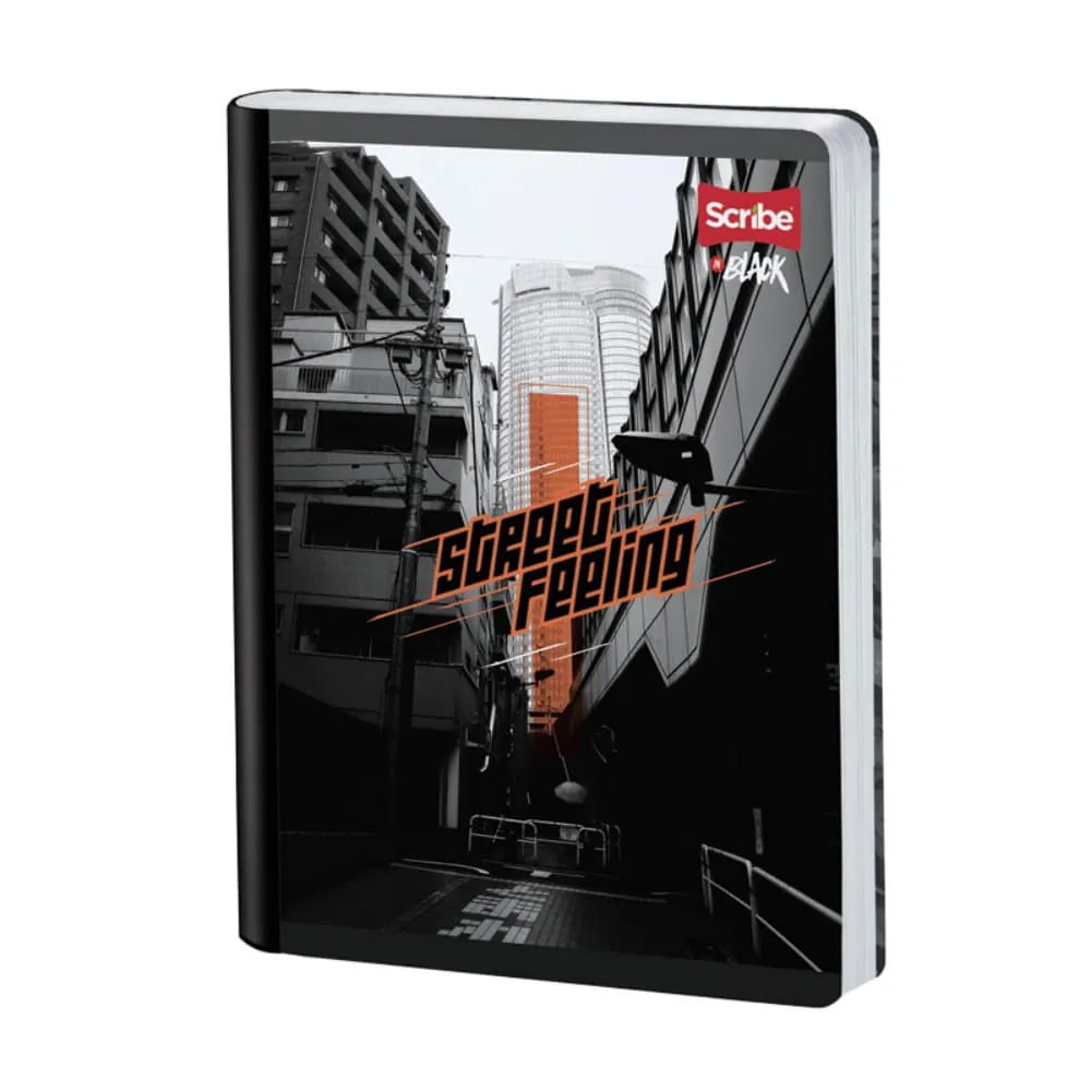 Cuaderno In Black 100 Hojas Cosido Rayado Surtido