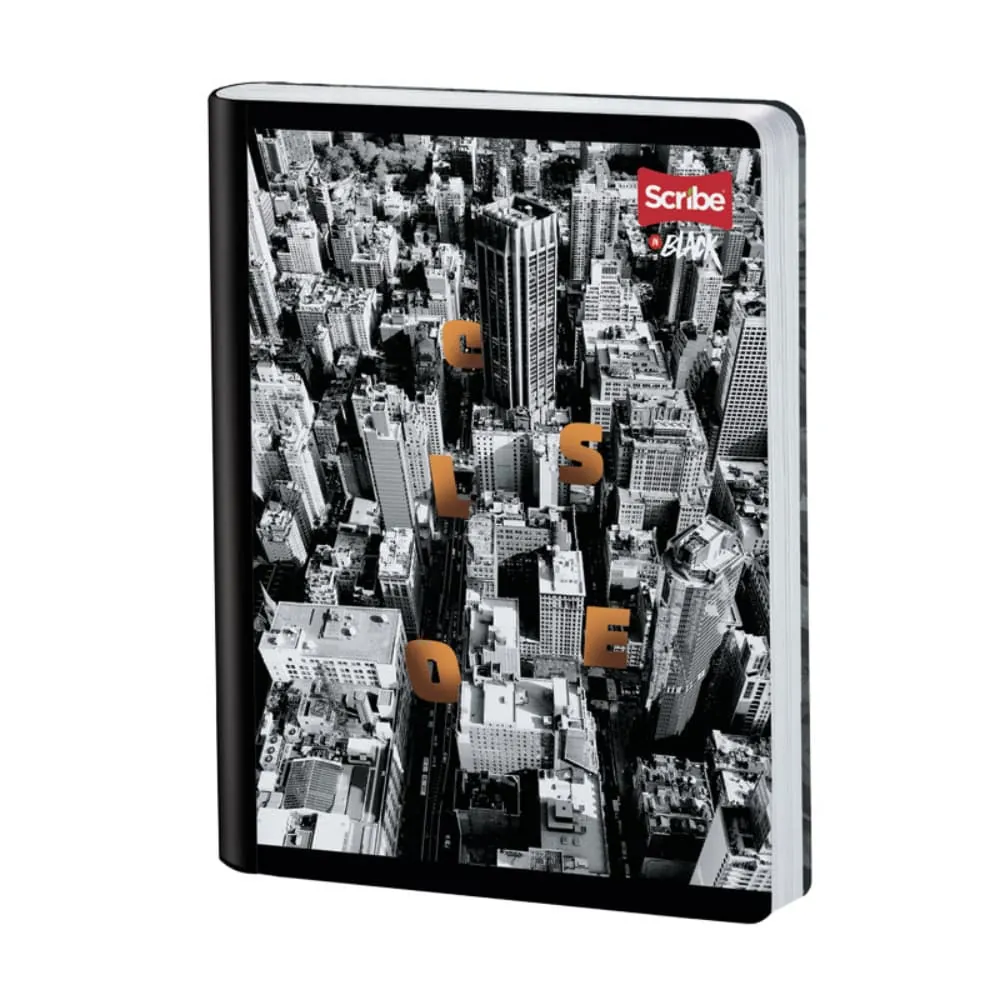 Cuaderno In Black 100 Hojas Cosido Rayado Surtido