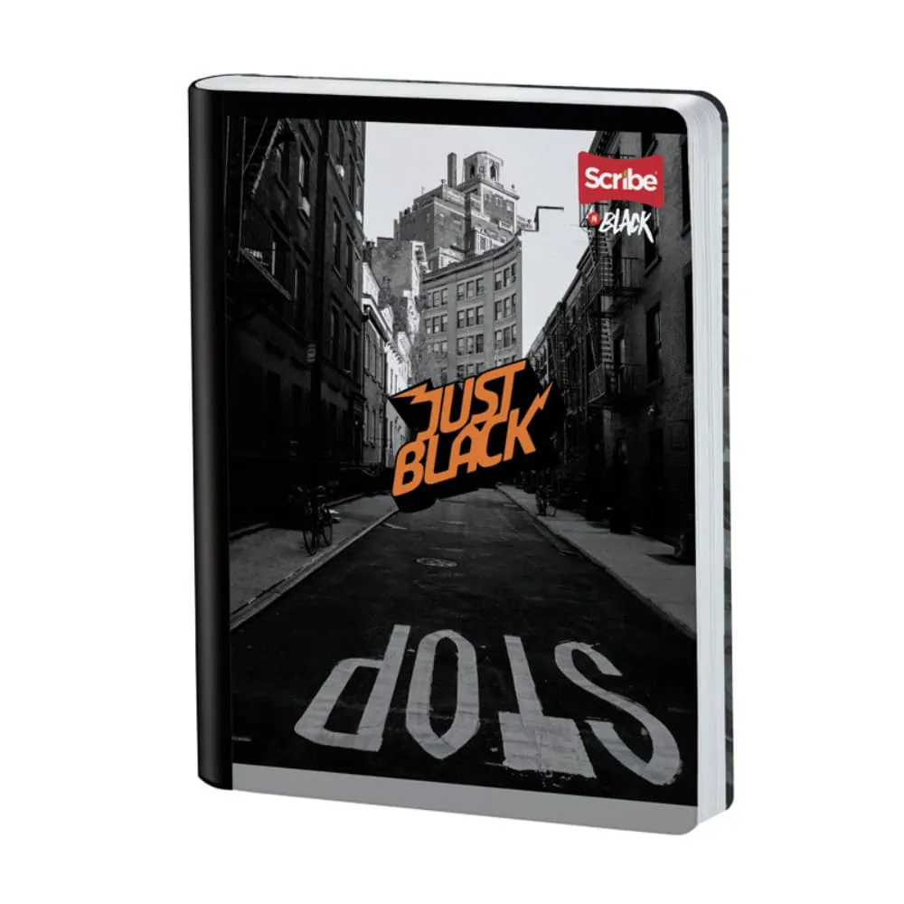 Cuaderno In Black 100 Hojas Cosido Rayado Surtido