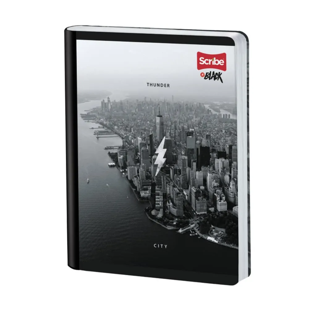 Cuaderno In Black 100 Hojas Cosido Rayado Surtido