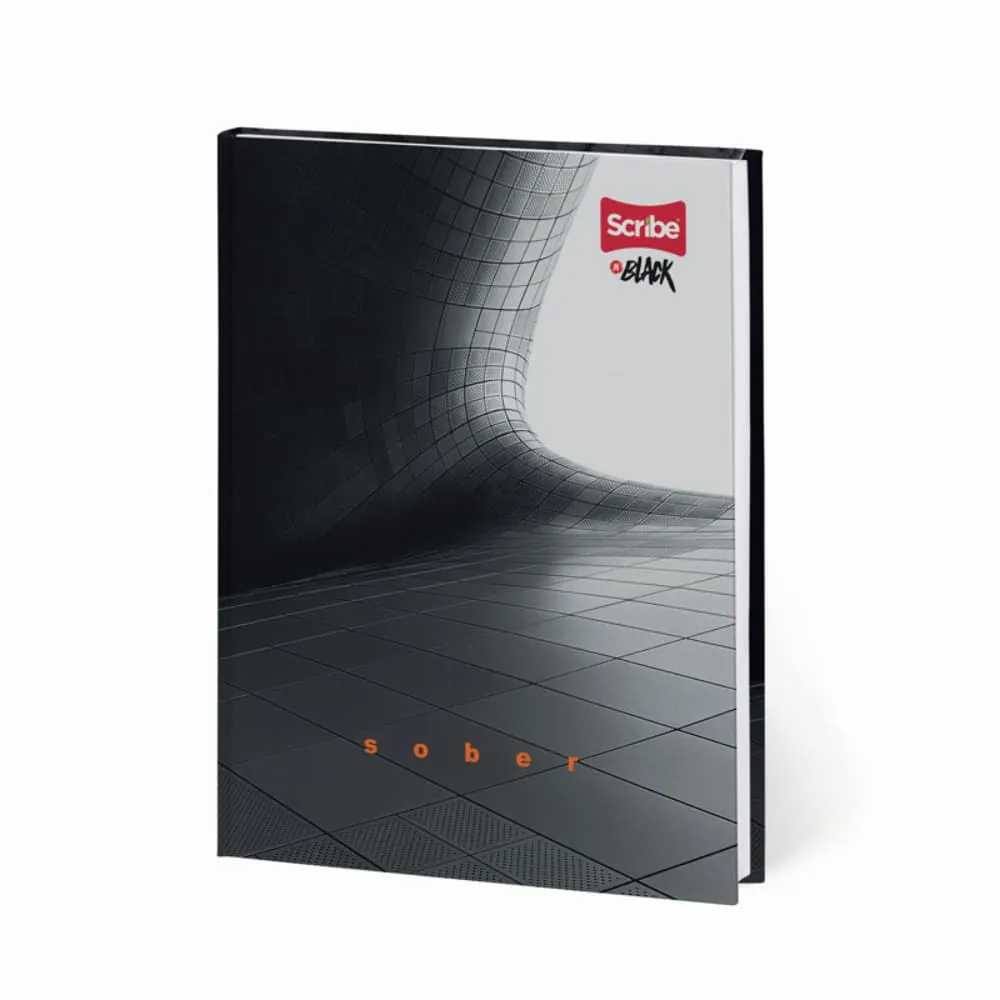 Cuaderno In Black 100 Hojas Cosido Rayado Surtido