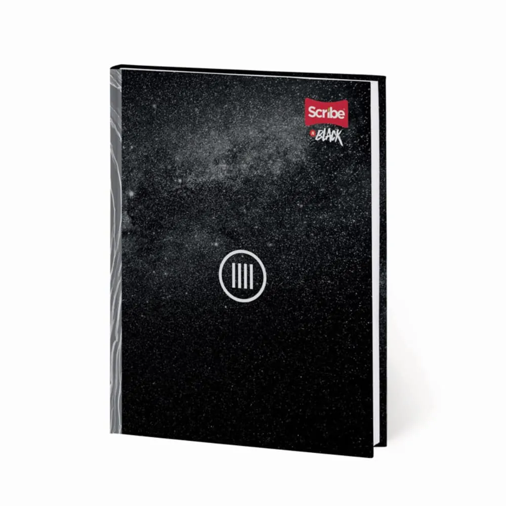 Cuaderno In Black 100 Hojas Cosido Rayado Surtido