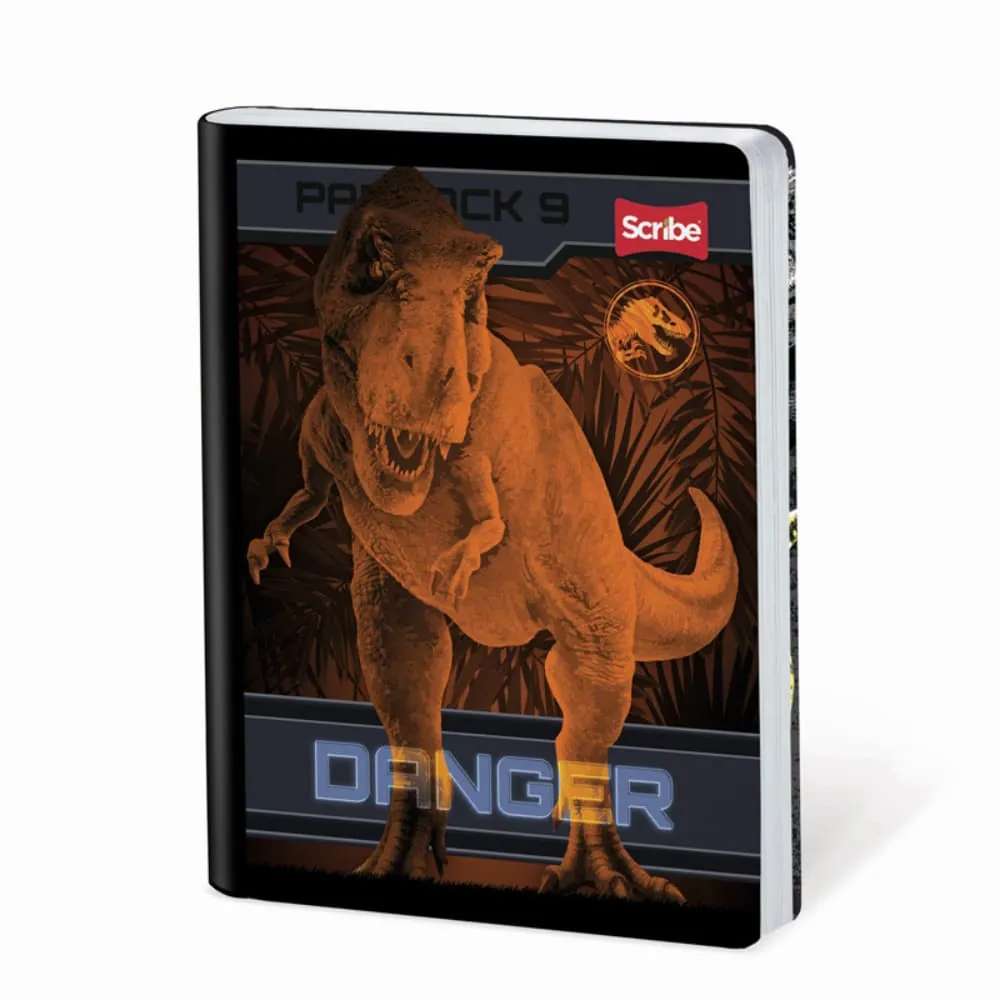 Cuaderno Jurassic 100 Hojas Cosido Rayado Surtido
