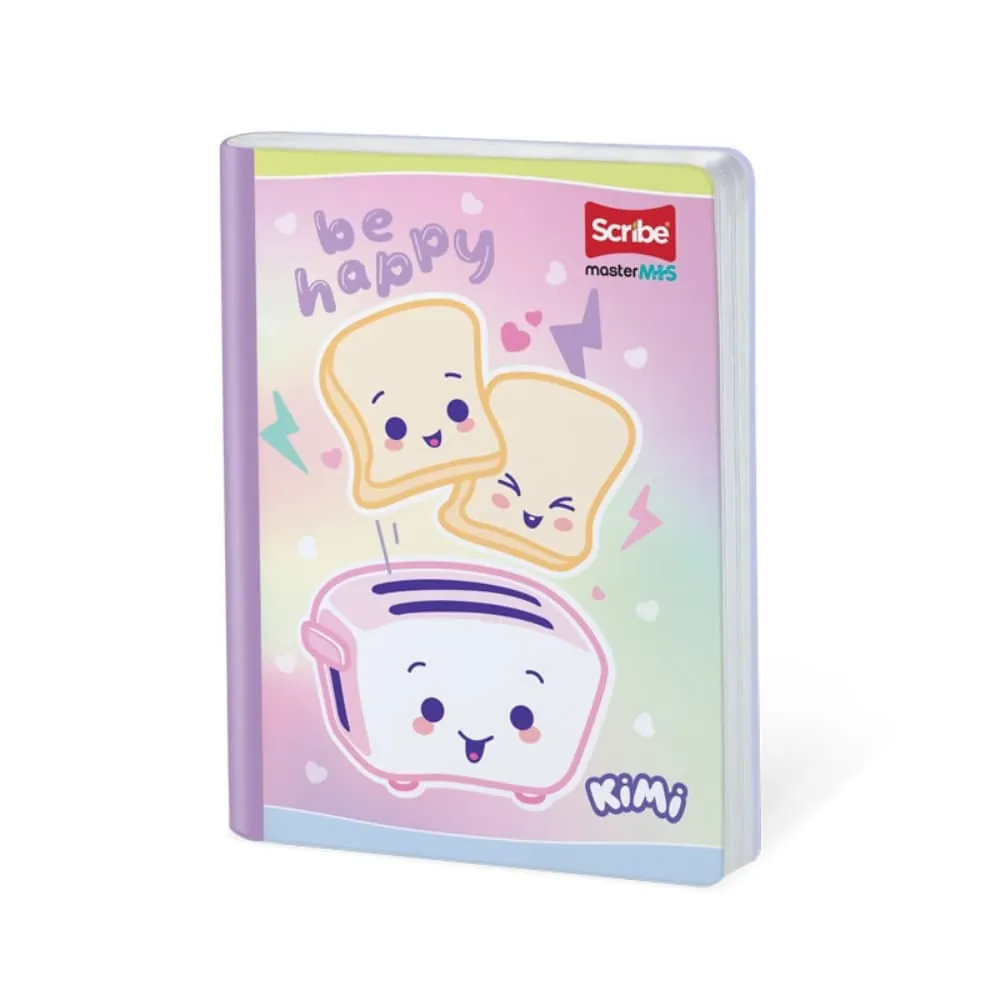Cuaderno Kimi 50 Hojas Cosido Rayado Surtido