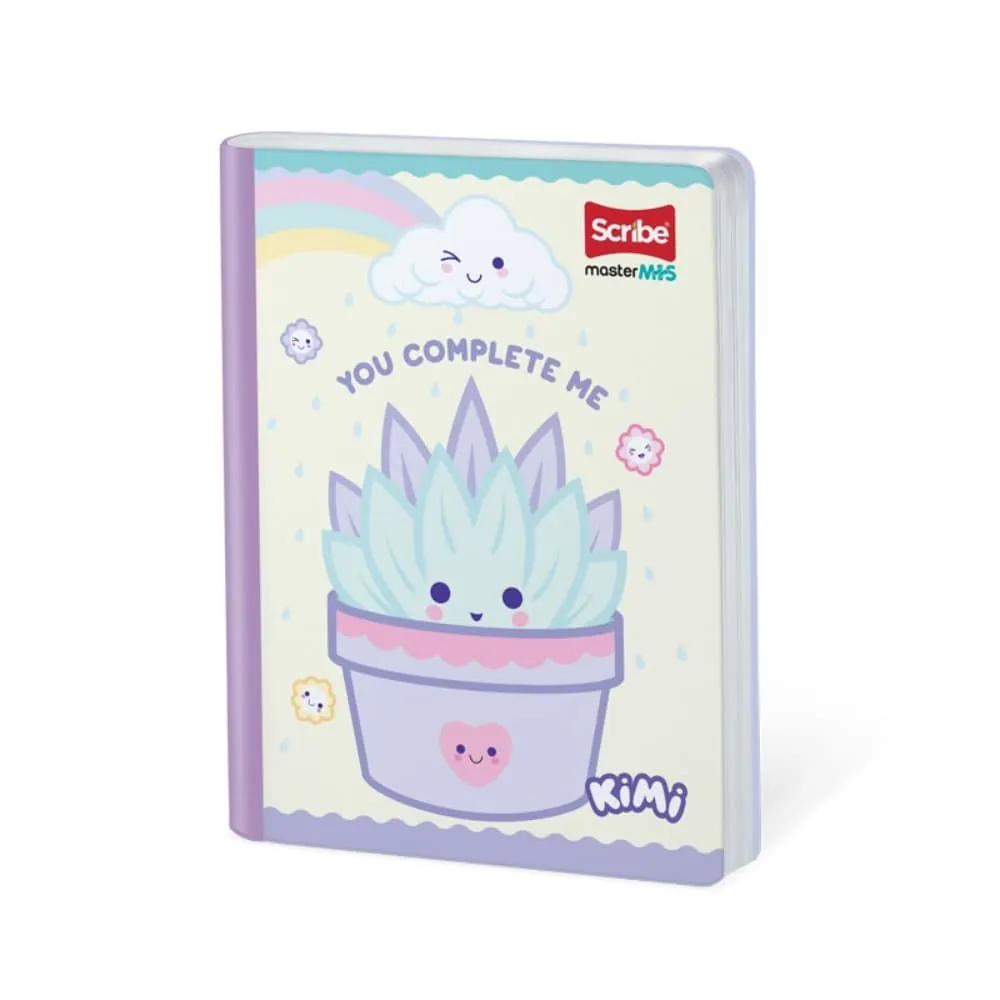Cuaderno Kimi 50 Hojas Cosido Rayado Surtido