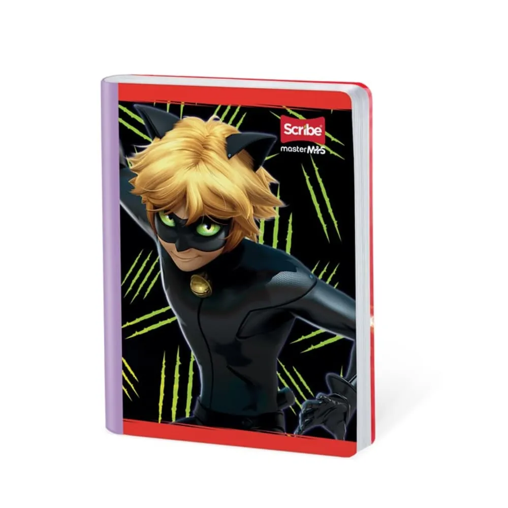 Cuaderno Ladybug 50 Hojas Cosido Rayado Surtido