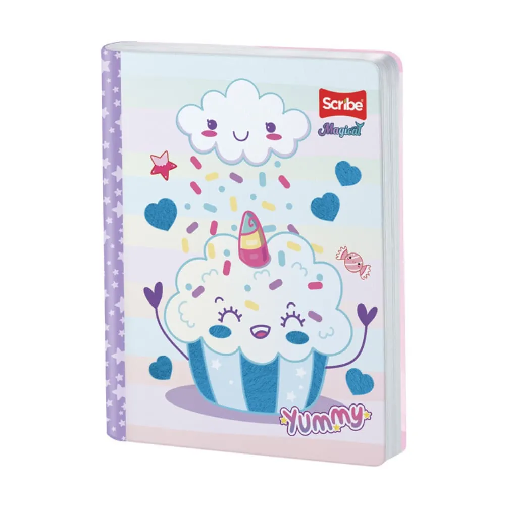Cuaderno Magical 100 Hojas Cosido Rayado Surtido