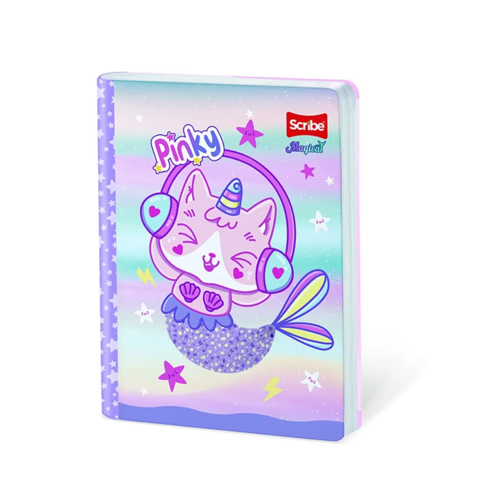 Cuaderno Magical 50 Hojas Cosido Ferrocarril Surtido