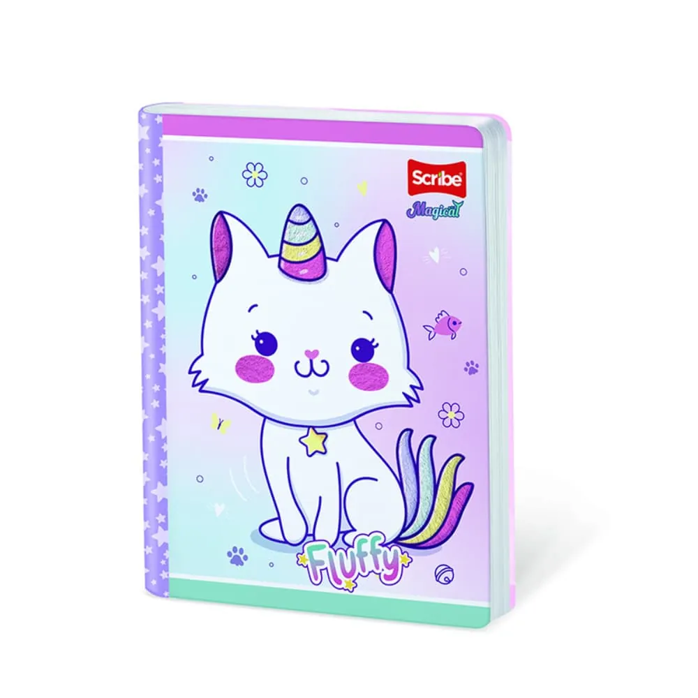 Cuaderno Magical 50 Hojas Cosido Ferrocarril Surtido