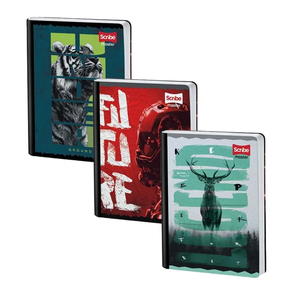 Cuaderno Master 100 Hojas Cosido Rayado Surtido